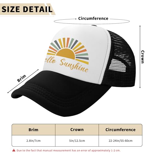 Image of Funny Trucker Hats,Trucker Hat Baseball Cap for Women Snapback Adjustable Hat Humor Gift Men