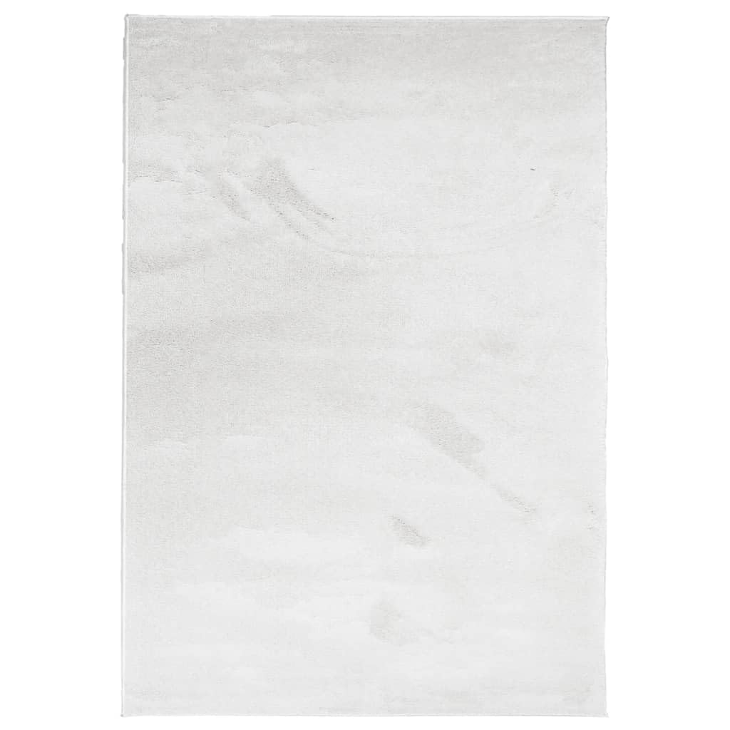 Tapis de salon gris grand format 160x230 tapis bureau poils courts