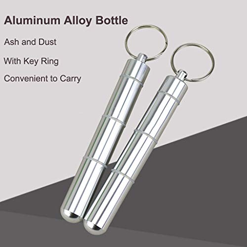 Mifyiar Keychain Cartridge Bottle Case Aluminum Alloy Housekeeping & Organizers Tote Bins For Storage With #TOP6