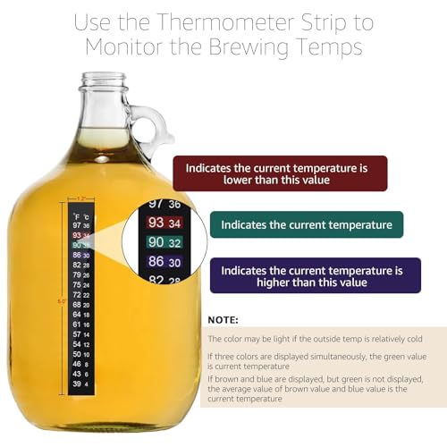 Dbgogo Twin Bubble Airlock Set, Air Lock for Fermenting, 6 Pack S - Shape Airlocks for Fermenting with #6 Carboy Stopper, 12pcs Airlock Grommets and 2pcs Brewing Thermometer Strips