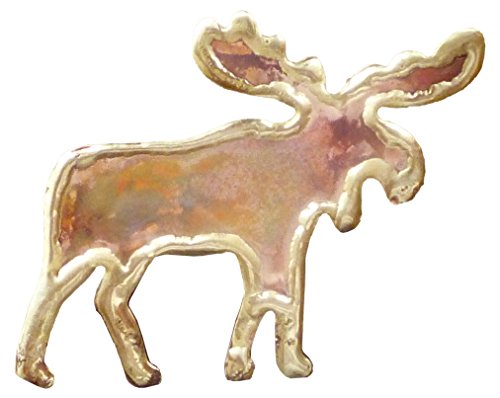 Handmade Moose Gift Magnet Made Of Copper | Made In Usa. Copper Moose Refrigerator Magnet #TOP1