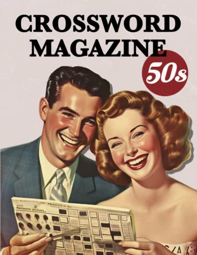 Crossword Magazine 50S: Crossword Puzzle Book 50S Edition - Easy To Medium Crossword Puzzles For Adults - 50S Tv, Sports, Events, Music And Culture #TOP23
