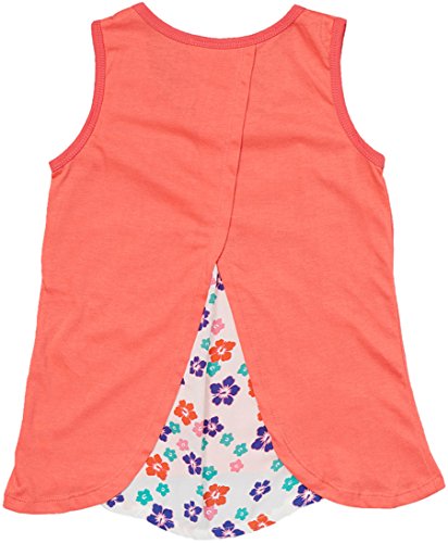 Image of ToBeInStyle Girl's Adorable Flower Print Tank Top w /Back Lace Design