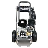 Hyundai 4000psi Petrol Jet Wash 420cc 4-stroke 15L/min Petrol Pressure Washer & 20" Flat Surface Cleaner with 3 Year Warranty Black - Image 6
