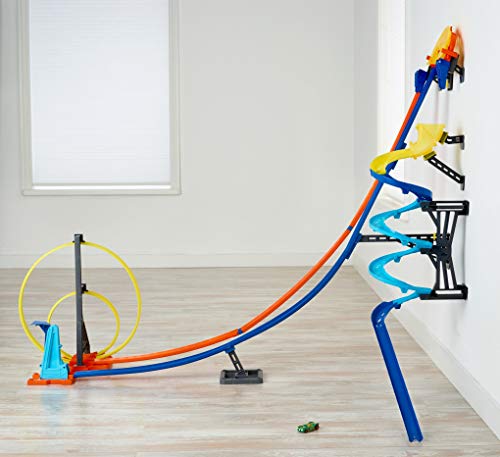 Hot Wheels Track Buider Lanzadora Vertical, Accesorios para Pistas de Coches de Juguete (Mattel GGH70)