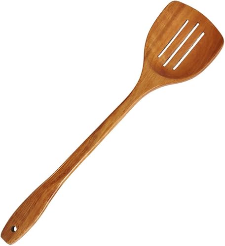 Yardwe Espátula de madera Huevos Cocina Pancake Aletas de madera Espátula ranurada Espátula para panqueques Espátula ranurada Cuchara de arroz de disponible en Yaxa Guatemala
