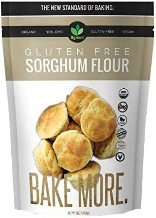 Big Green Organic Food- Organic Sorghum Flour, Gluten-Free, Kosher, Artisan Baking (1)