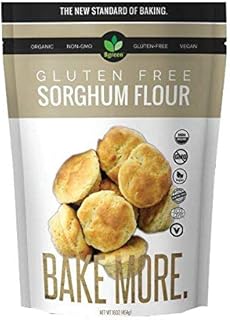Big Green Organic Food- Organic Sorghum Flour, Gluten-Free, Kosher, Artisan Baking (3)