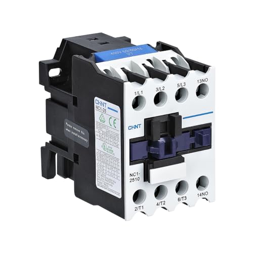 Contacteur de puissance 25A Chint NC1-2510-24V tripolaire avec contact de signalisation NO