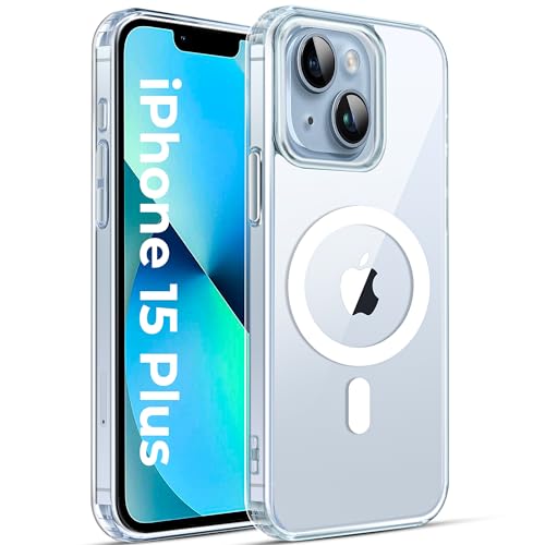 A rtistque Clear Back Cover Case for iPhone 15 Plus | Compatible | Acrylic | Transparent Case | Shockproof TPU | Stylish Protective Design - Transparent