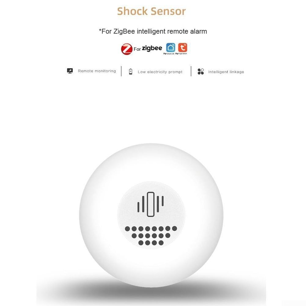 Intelligenter kabelloser Vibrations- und Neigungssensor für Tuya für ZigBee-Integration, zuverlässige Überwachung