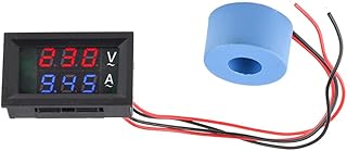 High Precision Digital Display Range of Ac Voltage and Current is 0-10a/50a/100a, Indicating Industrial Machinery and Equipment, Oven, Induction Ammeter Power Supply Ac 50v-500v (AC Ammeter 100A)