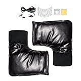 Genérico Lenkergriffe für Motorrad, beheizt, 12 V, wasserdicht, beheizt, für den Winter, Motorroller, Motorrad, ATV, Motorrad bei kaltem Wetter