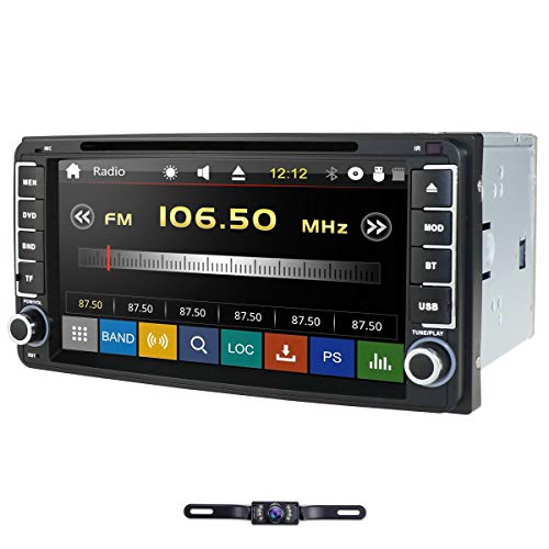 hizpo Universal Car DVD Player for Toyota Camry Corolla RAV4 4Runner Hilux Tundra