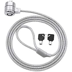 Candado Computadora YACSEJAO Laptop/Candado de combinación para Laptop Cables de Seguridad Cable de Seguridad Candado para Laptop, Sala de Estudio, Dormitorio de Oficina, candado de Seguridad para Sala de Estudio-1.1M