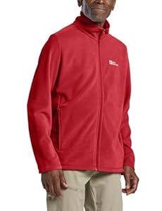 Jack Wolfskin Herren Taunus Fz M Fleece-Jacke, Adrenaline Red, XL EU