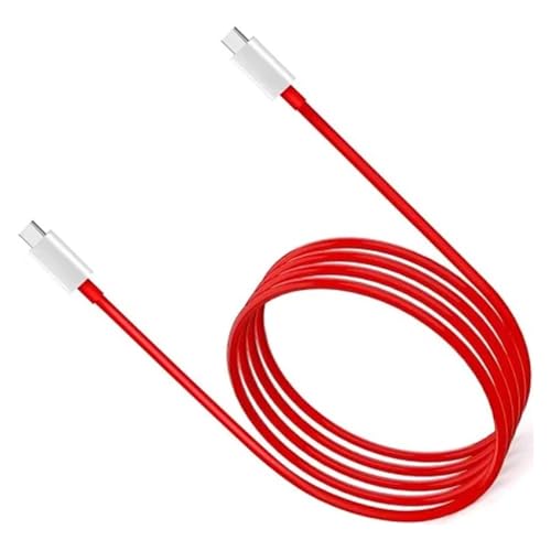 Image of Original Fast USB C to Type C SuperVooc /Dash Fast Charging Charger Cable Compatible with One-Plus 12 /12r /11 /11r /10r,10t,10,10 pro,9 Pro,8,8T,7t,7t Pro,6,Nord,4,3,2,2t,Ce2 Lite,Ce3 lite