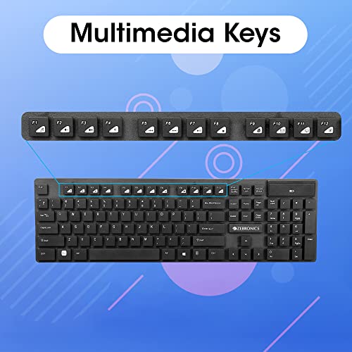 Zebronics Companion 102 Wireless Keyboard and Mouse Zebronics Companion 102 Wireless Keyboard and Mouse