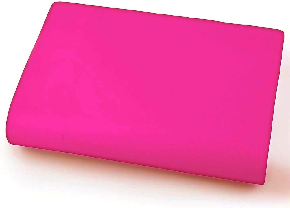 Best Zone Bedding's 600 Thread Count 1Pc Flat Sheet 100% Egyptian Cotton Olympic Queen (96" x 102" inches) Burgundy Solid