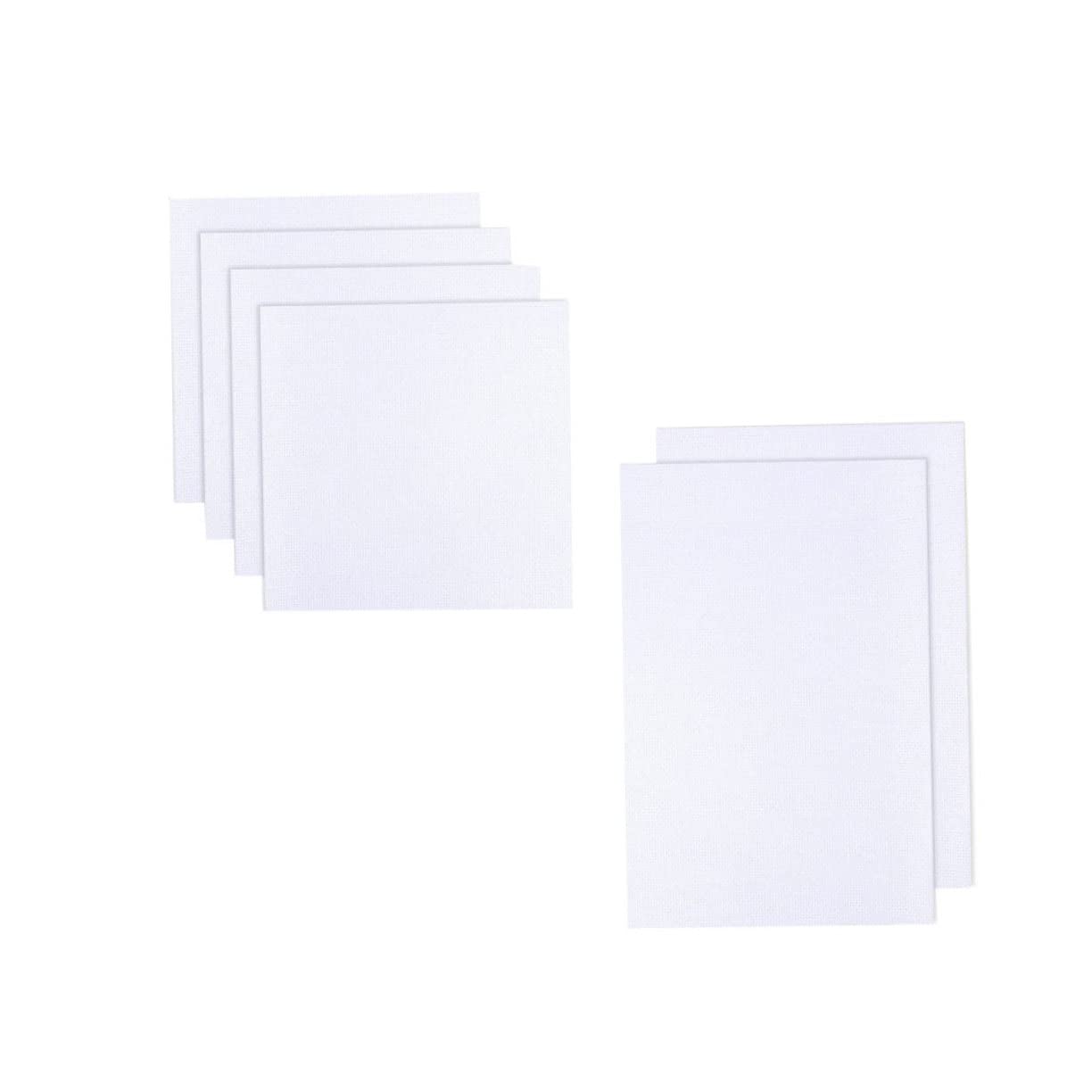 ERINGOGO DIY Embroidery Aida Cloth Set 4pcs 30x20cm 2pcs 30x45cm Cotton Embroidery Fabric for Needlework