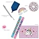 DIAMOND DOTZ DOTZIES 2593233 Original 5D Diamond Painting Set, Einhornbaby, DIY Kreativ-Mal-Kit für Diamant-Sticker und Bilder, Diamanten-Bastelset für Kinder ab 6 Jahren, Beginner