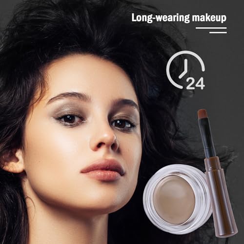 Eyeliner Gel Waterproof Eyeliner Maquillage des yeux en gel anti-calcaire Set de maquillage pour les yeux Longue tenue pour toute la journée Facile à appliquer (Blond) – Image 4