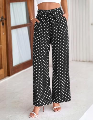 Image of BTFBM Striped Palazzo Pants for Women Casual Summer 2026