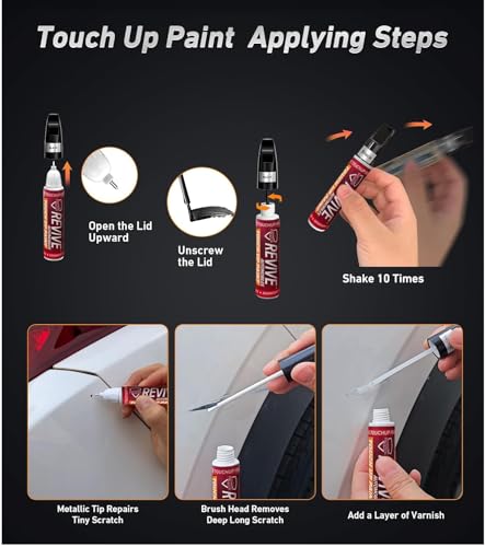 Image of Mahindra XUV 3XO colors Revive touchup paint pen, factory Quality & matched 2K paint (nebula blue + all in one polish)