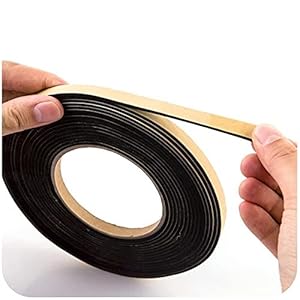 MGZQ Zelfklevende schuimrubberen afdichtstrip tochtstrip voor deuren frame en ramen openingen, anti-collision deur…