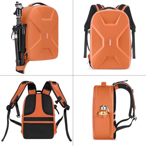 Image of MOSISO Camera Backpack, Photography Camera Bag 15-16 inch Waterproof Hardshell Case with Tripod Holder&Laptop Compartment