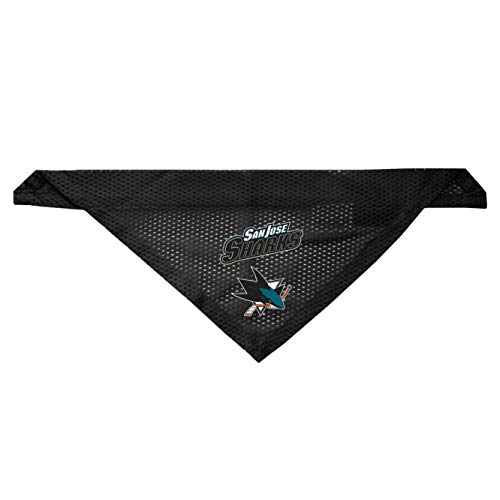 Littlearth San Jose Sharks Dog Cat Mesh Jersey Bandana S/M