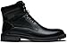 Jousen Mens Boots Casual Leather Boots for Men Chukka Fashion Men's Dress Boots (AMY8182 Black 11)