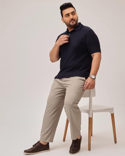 Image of Men Plus Size Chino Pants | Casual Chinos for Men
