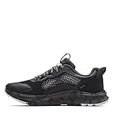Under Armour mens Charged Bandit 2 Running Shoe, (001) Black/Jet Gray/Jet Gray, 11 US