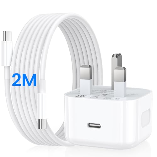 iPad Fast Charger 40W iPad Charger and Plug USB C With 2M USB C Cable for iPad Pro 12.9 2022-2025/11 2021-2024 iPad Air 11 Gen 6th/10.9 Gen 4th/5th iPad Mini 7th/6th iPad 11th/10th Generation