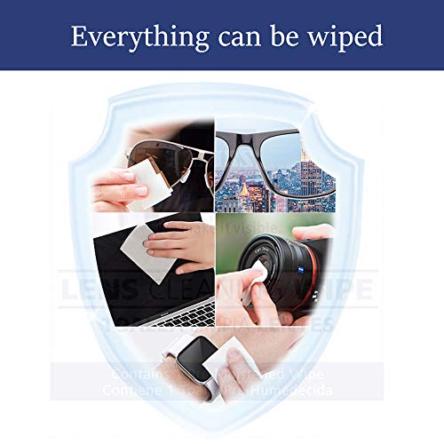 image for LLS Lens Cleaning Wipes | 200 Pre-Moistened and Individually Wrapped L