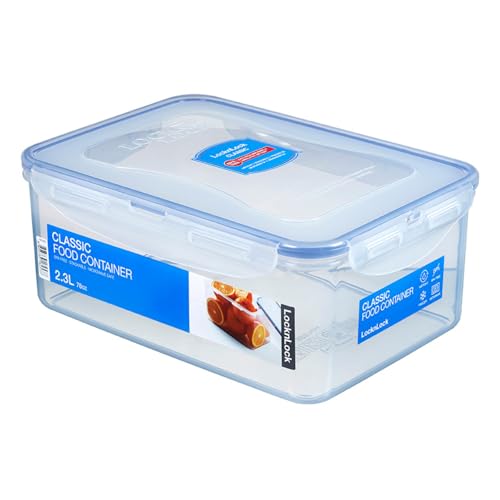 LocknLock PP Classic Frischhaltedose | 2,3 L | 23,3 x 16,5 x 9,5 cm | 100 % luft- und wasserdicht | BPA-frei | Gefrier-& Kühlschrank Organizer | Spülmaschinen-& Mikrowellengeeignet