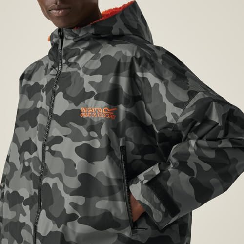 Regatta Herren Wasserdichter Wickelmantel, Grau, L/XL