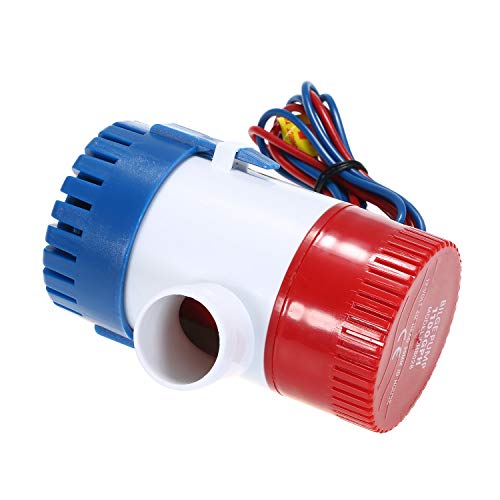 mewmewcat Bomba elétrica de 12 V Bomba de esgoto marinha 1100GPH Bomba de água submersível para barc