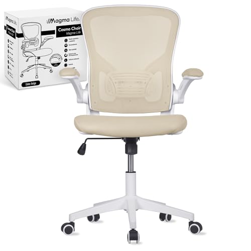 Consejos para Comprar Sillas para Oficina favoritos de las personas. 45 MAGMALIFE Silla de Escritorio Premium Ergonómica Modelo Cosmo, Silla de Oficina con Reclinacion y Altura Ajustable, Desplazamiento Suave y Sin Ruido de Alta Densidad y Resistente...