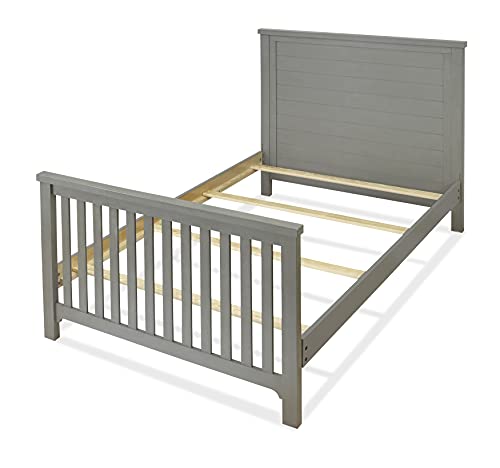 Image of Sorelle Furniture Toddler Rails and Full-Size Bed Adult Rails, Sorelle Wood Bed Rail & Crib Conversion Kit, Converts Sorelle Furniture Crib to Toddler Bed and Full-Size Bed, # 215 - Weathered Gray