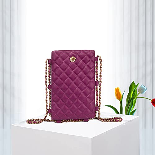 Image of Montana West Quilted Small Crossbody Bags for Women Trendy Cell Phone Purse