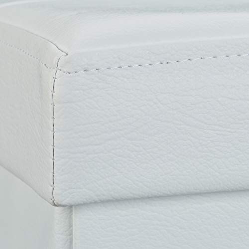 Relaxdays Cassapanca Contenitore, Pouf Pieghevole