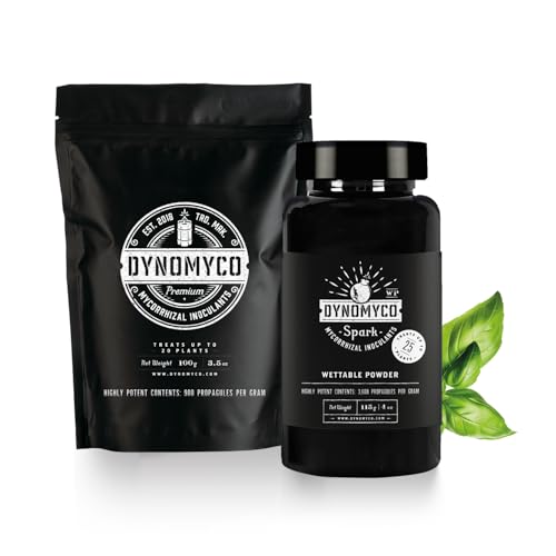 DYNOMYCO Mycorrhizal Fungi Bundle para hasta 20 plantas