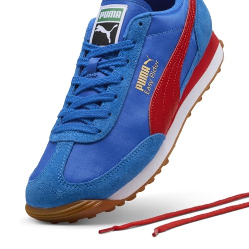 PUMA, Men's, Easy Rider Vintage Shoes, Puma Team Royal/for All Time Red, 11.5, Medium