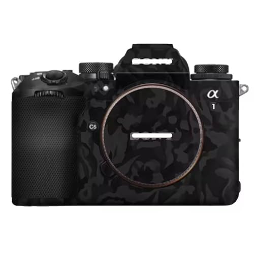 Mebont ステッカーは、Sony ソニー A1II A1M2 に適合する保護装飾ステッカーで、耐擦傷性、耐摩耗性を備えたカメラスキン保護フィルム、迷彩 (シャドウ迷彩ブラック)