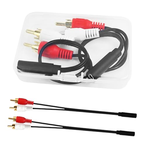 Adaptador Y RCA 2 unidades, 1 macho a 2 hembras miniatura 1