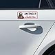 Fahranfänger Magnetschild 20x8cm - Anfänger Schild Auto, Magnetschild mit Spruch & witzigem Motiv, Geschenke zum Führerschein(Jungs & Alpaka)