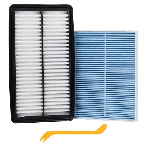 Ryvclim Engine Air Filter&Cabin Air Filter Combo Fits Honda Pilot 2016-2022 Ridgeline 2017-2025 Passport 2019-2025/Acura MDX 2016-2020-CF10134&CA12061