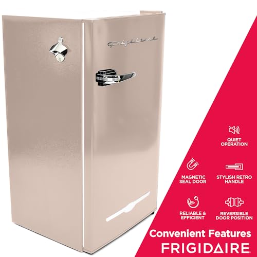 Frigidaire EFR376-CORAL Retro Compact Fridge With Chiller, 3.2 Cu Ft Countertop Fridge With Built-In Bottle Opener, Compact Refrigerator thumb #4
